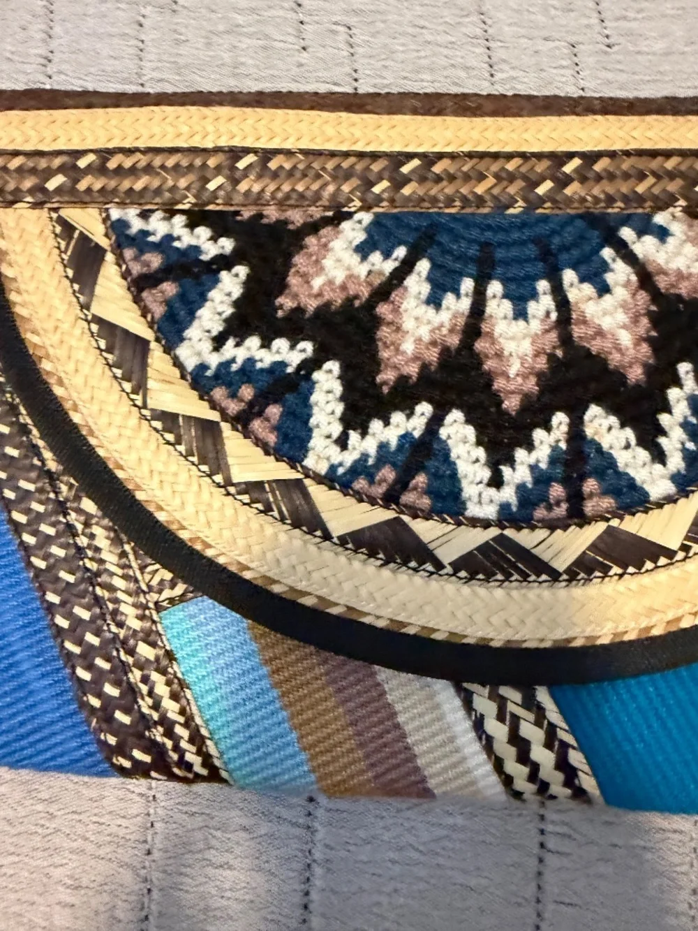 Embroidered Multi Clutch